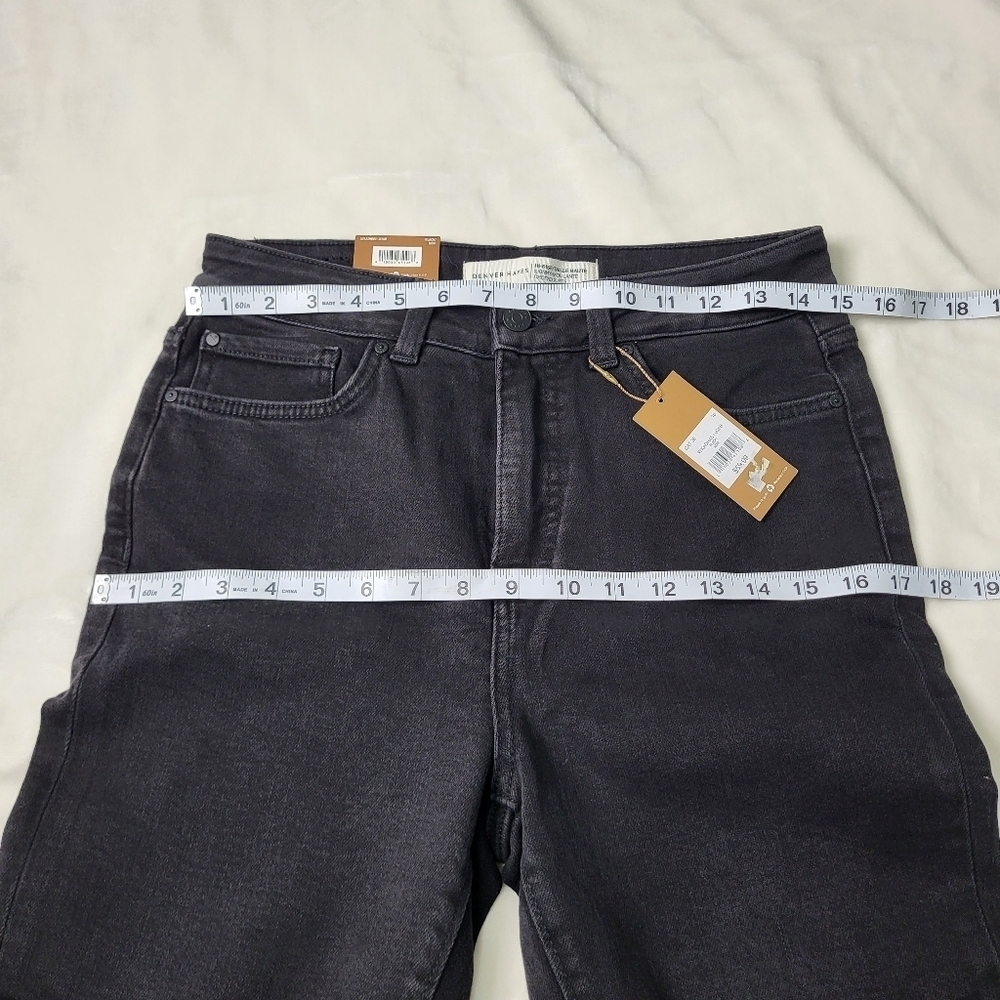 Denver Hayes High Rise Skinny Crop Jeans. Black Size 10 - Picture 11 of 13
